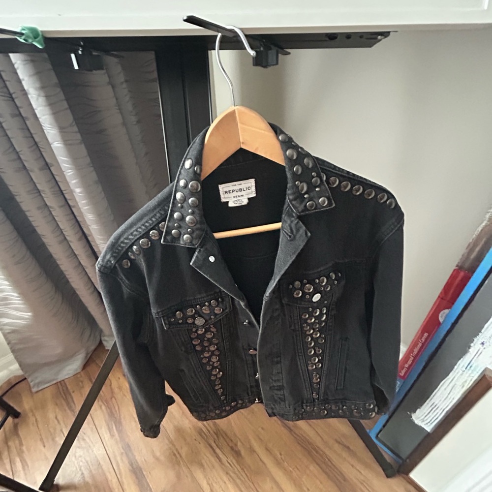 For the Republic oversized denim jacket